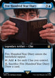 [Foil] Five Hundred Year Diary (Extended Art) (357) (Universes Beyond: Doctor Who)