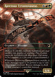 [Foil] Ravenous Tyrannosaurus (Borderless) (Emblem) (43) (Universes Beyond: Jurassic World Collection)