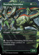 [Foil] Thrashing Brontodon (Borderless) (329) (The Lost Caverns of Ixalan)