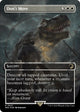 [Foil] Don't Move (Borderless) (Emblem) (27) (Universes Beyond: Jurassic World Collection)