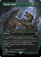 [Foil] Savage Order (Borderless) (6) (Universes Beyond: Jurassic World Collection)