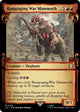 [Foil] Rampaging War Mammoth (Showcase Scrolls) (436) (The Lord of the Rings: Tales of Middle-earth)