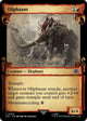 [Foil] Oliphaunt (Showcase Scrolls) (590) (Universes Beyond: The Lord of the Rings: Tales of Middle-earth)