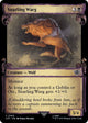 Snarling Warg (Showcase Scrolls) (560) (Universes Beyond: The Lord of the Rings: Tales of Middle-earth)