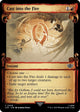 [Foil] Cast into the Fire (Showcase Scrolls) (569) (Universes Beyond: The Lord of the Rings: Tales of Middle-earth)