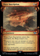 Fiery Inscription (Showcase Scrolls) (577) (Universes Beyond: The Lord of the Rings: Tales of Middle-earth)