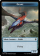Drake // Cat Double-Sided Token (6 // 15) (Murders at Karlov Manor)