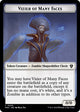 Vizier of Many Faces // Zombie Double-Sided Token (5 // 11) (Murders at Karlov Manor)
