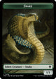 Snake // Morph Double-Sided Token (20 // 30) (Murders at Karlov Manor)