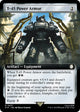 [Foil] T-45 Power Armor (Extended Art) (437) (Universes Beyond: Fallout)