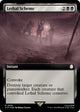 [Foil] Lethal Scheme (Extended Art) (Surge Foil) (992) (Universes Beyond: Fallout)