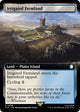 [Foil] Irrigated Farmland (Extended Art) (499) (Universes Beyond: Fallout)