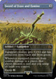 Sword of Feast and Famine (Borderless) (124) (Universes Beyond: Assassin's Creed)