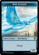 Bird Illusion // Elemental (0014) Double-Sided Token (4 // 14) (Outlaws of Thunder Junction)
