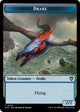 Drake // Soldier (0026) Double-Sided Token (5 // 26) (Outlaws of Thunder Junction)