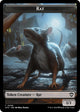 Rat // Blood Double-Sided Token (8 // 24) (Outlaws of Thunder Junction)