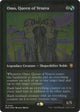 [Foil] Omo, Queen of Vesuva (Display Commander) - Thick Stock (145) (Modern Horizons 3)