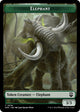 Elephant // Beast (0016) Double-Sided Token (18 // 16) (Modern Horizons 3)