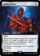 [Foil] Hidden Blade (Extended Art) (307) (Buy-A-Box Promos)