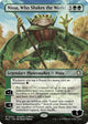 [Foil] Nissa, Who Shakes the World (Borderless) (84) (Bloomburrow)