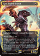 [Foil] Gev, Scaled Scorch (Borderless) (Raised Foil) (349) (Bloomburrow)
