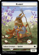 Rabbit // Fish Double-Sided Token (3 // 7) (Bloomburrow)