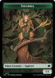 Squirrel // Food Double-Sided Token (23 // 27) (Bloomburrow)