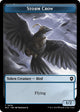 Storm Crow // Bird (003) Double-Sided Token (18 // 3) (Bloomburrow)