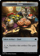 [Foil] Food // Bushy Bodyguard Double-Sided Token (27 // 20) (Bloomburrow)