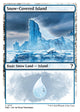 Snow-Covered Island (White Border) (117) (Mystery Booster 2)