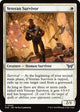 [Foil] Veteran Survivor (40) (Duskmourn: House of Horror)