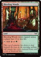 [Foil] Bleeding Woods (257) (Duskmourn: House of Horror)