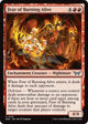 [Foil] Fear of Burning Alive (135) (Duskmourn: House of Horror)