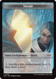 [Foil] Shard // Treasure Double-Sided Token (2 // 15) (Duskmourn: House of Horror)