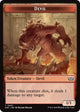 Devil // Scarecrow Double-Sided Token (7 // 23) (Duskmourn: House of Horror)