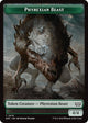 Phyrexian Beast // Manifest Double-Sided Token (15 // 18) (Duskmourn: House of Horror)
