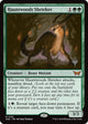 [Foil] Hauntwoods Shrieker (182) (Duskmourn: House of Horror)
