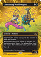 [Foil] Lumbering Worldwagon (Borderless) (First-Place Foil) (528) (Aetherdrift)