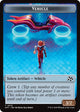 [Foil] Vehicle // Pilot Double-Sided Token (12 // 1) (Aetherdrift)