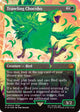 [Foil] Traveling Chocobo (Borderless) (Neon Ink Green) (551d) (FINAL FANTASY)