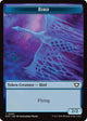 Bird // Golem (0012) Double-Sided Token (3 // 12) (Edge of Eternities)