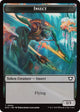 [Foil] Insect // Beast (0005) Double-Sided Token (4 // 5) (Edge of Eternities)