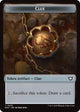 [Foil] Clue // Beast (0005) Double-Sided Token (10 // 5) (Edge of Eternities)