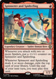 [Foil] Spinneret and Spiderling (94) (Prerelease Cards)