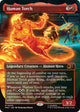 [Foil] Human Torch (Borderless) (3) (Commander: Marvel Super Heroes)