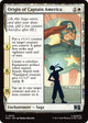 [Foil] Origin of Captain America (605) (Commander: Marvel Super Heroes)