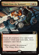 [Foil] Taunt from the Rampart (Extended Art) (420) (Commander: Marvel Super Heroes)
