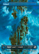 [Foil] Island - Full Art (Borderless) (FRA #386)