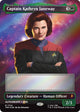 [Foil] Captain Kathryn Janeway (Borderless) (Signed) (1704) (Star Trek) (TRK)