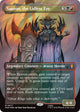 [Foil] Sauron, the Lidless Eye (Borderless) (Surge Foil) (77) (The Hobbit: Eternal-Legal) (HOC)